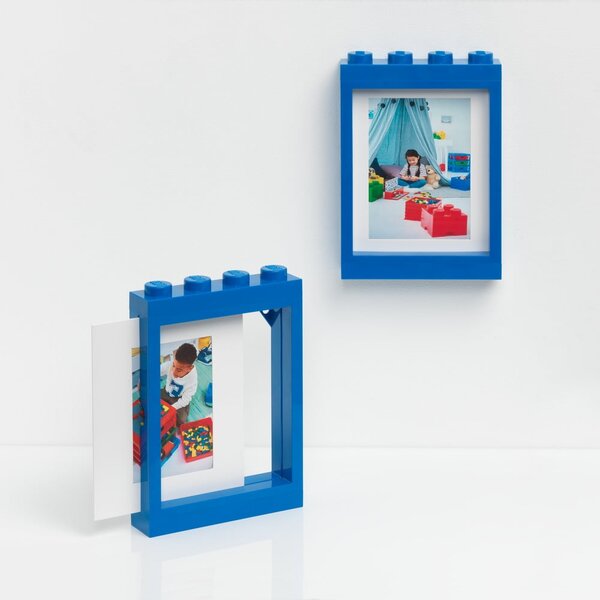 Modrý rámeček na fotku LEGO®, 19,3 x 26,8 cm