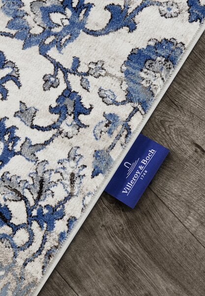 Villeroy & Boch, Běhoun Villeroy & Boch 106120 Cream, Blue, 80x240, modrá, ložnice