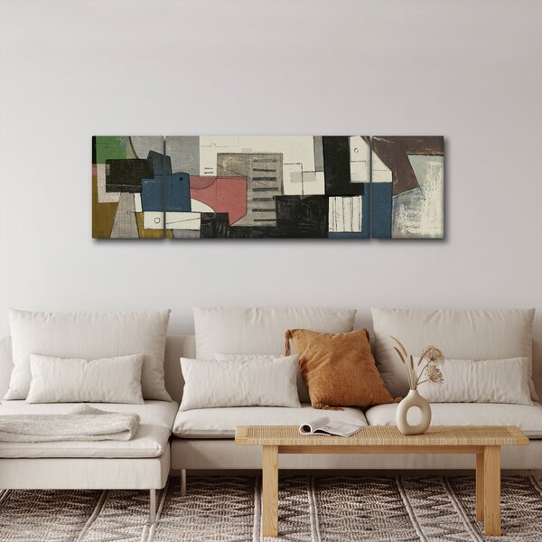Obraz - Abstrakce, kubismus (170x50 cm)
