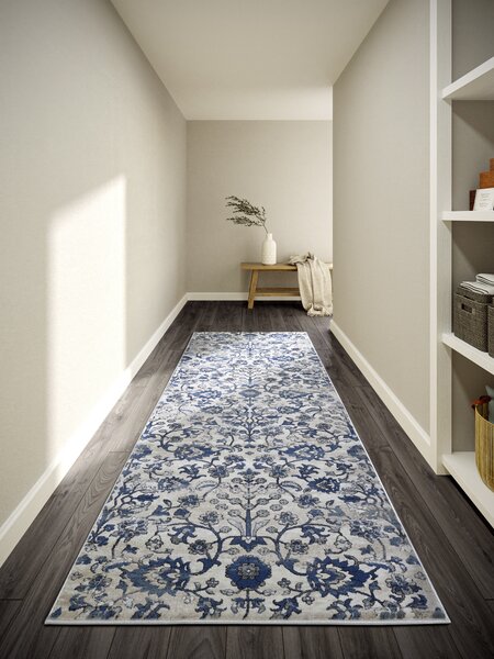 Villeroy & Boch, Běhoun Villeroy & Boch 106120 Cream, Blue, 80x240, modrá, ložnice