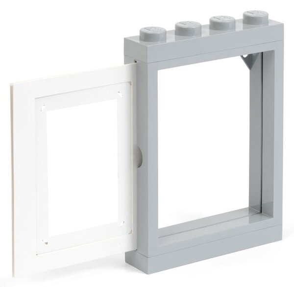 Šedý rámeček na fotku LEGO®, 19,3 x 26,8 cm