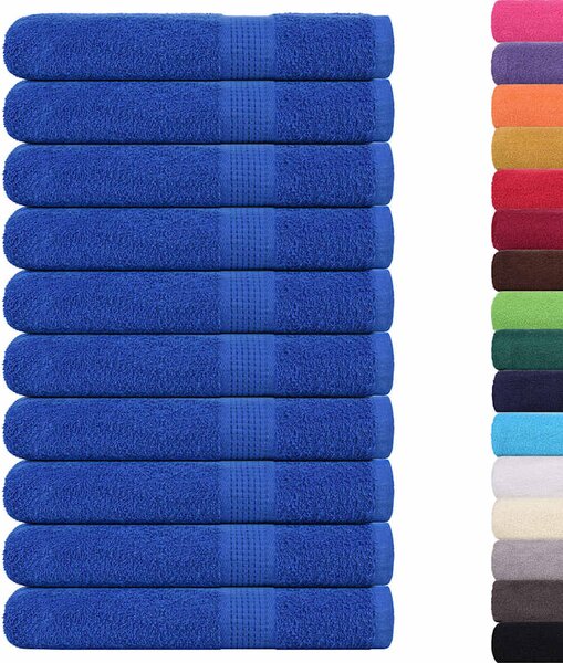 Saunové osušky FROGN 10 ks modré 80x200 cm 360 g/m² 136721