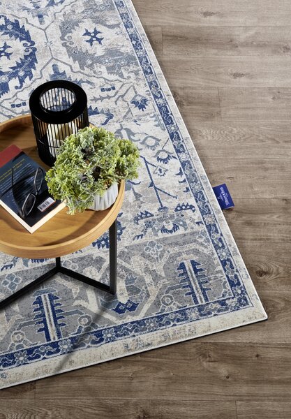 Villeroy & Boch, Kusový koberec Villeroy & Boch 106121 Cream, Blue, 120x170, modrá, ložnice