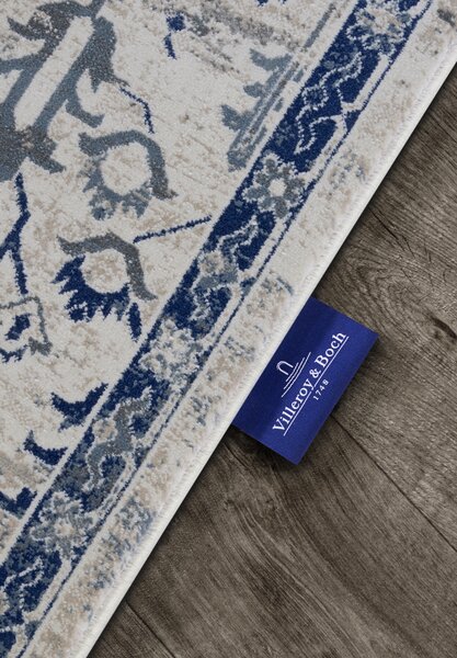 Villeroy & Boch, Kusový koberec Villeroy & Boch 106121 Cream, Blue, 120x170, modrá, ložnice
