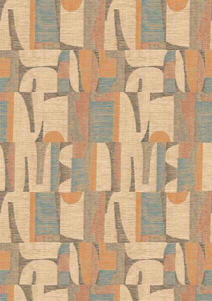 Geometrická vliesová obrazová tapeta na zeď, béžová, šedá, IMD28100, Imani, Decoprint