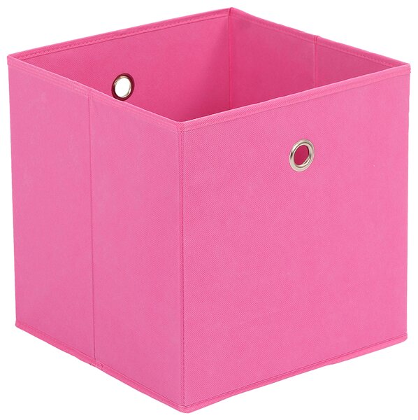 SKLÁDACÍ KRABICE, kov, textil, karton, 32/32/32 cm Carryhome - Boxy do regálů & krabice do regálů