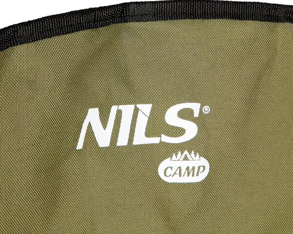 NC3087 ZELENÁ SKLÁDACÍ ŽIDLE SE STŘÍŠKOU NILS CAMP