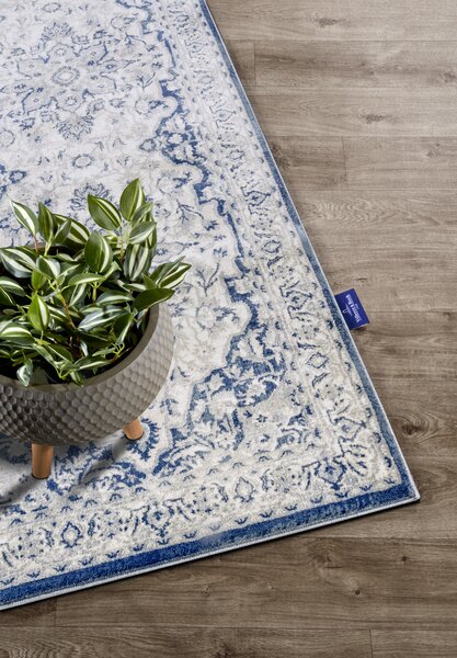 Villeroy & Boch, Běhoun Villeroy & Boch 106122 Cream, Blue, 80x240, modrá, ložnice