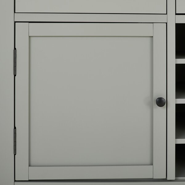 ŠIROKÁ KOMODA, dub, borovice, šedá, přírodní barvy, 160/85/43 cm MID.YOU - Online Only komody, Online Only