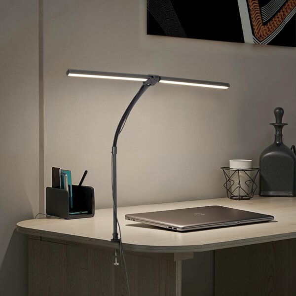 LED SVÍTIDLO SE SVORKOU, dálkový ovladač, dotykový stmívač, 80/35/71,5 cm Novel - Stolní lampy
