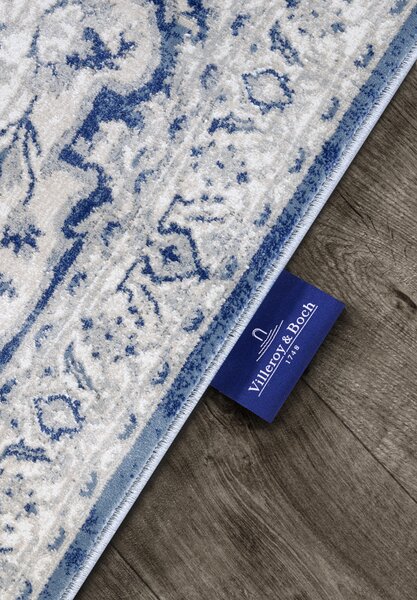 Villeroy & Boch, Běhoun Villeroy & Boch 106122 Cream, Blue, 80x240, modrá, ložnice