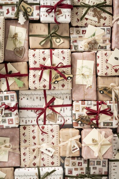 Ib Laursen Balicí papír Christmas Garlands - 5 m IBL316