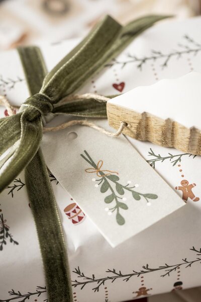 Ib Laursen Balicí papír Christmas Garlands - 5 m IBL316