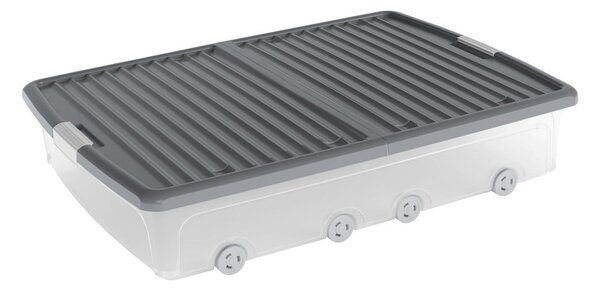 Plastový úložný box pod postel s víkem 79x58x16,5 cm W box underbed XL – KIS