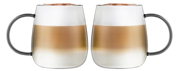 Hrnky na cappuccino v sadě 2 ks 400 ml Bolla – Vialli Design