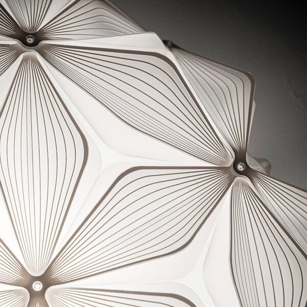 Stropní Lampa Slamp, C'EST LA VIE, stmívatelné, Bílá, Obývací pokoj, Plast, Design