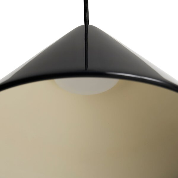 Závěsná svítidlo HAY, Compass, Černá, Obývací pokoj, Hliník, Design