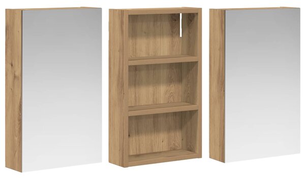 Sada koupelnových skříněk 3 ks 90 x 10,5 x 50 cm 3403671