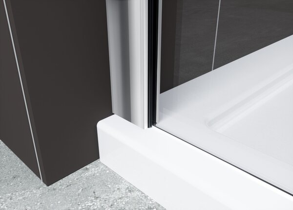 Hagser Bertina sprchová zástěna walk-in 80 cm chrom lesk/průhledné sklo HGR14000022
