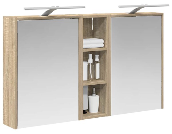 Sada koupelnových skříněk 3 ks 106 x 16 x 62,5 cm 3403802