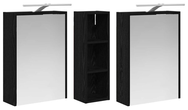 Sada koupelnových skříněk 3 ks 106 x 16 x 62,5 cm 3403801