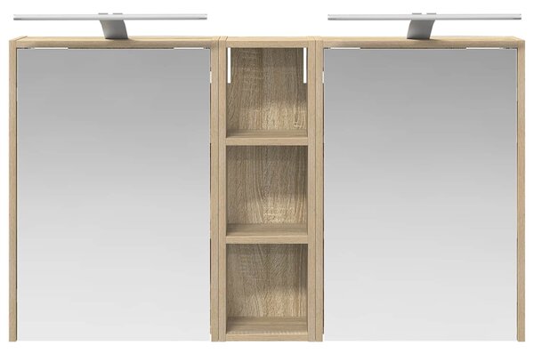 Sada koupelnových skříněk 3 ks 106 x 16 x 62,5 cm 3403802