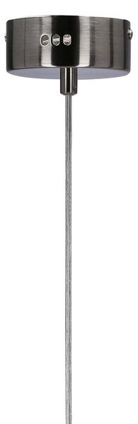 Šedé LED závěsné svítidlo se skleněným stínidlem Lukka – Candellux Lighting