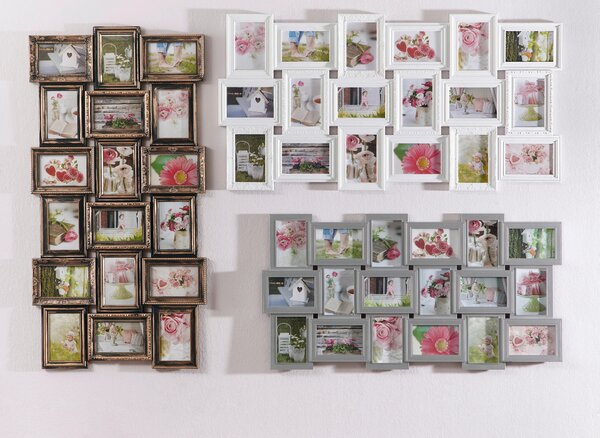 RÁM NA OBRAZOVÉ KOLÁŽE, 18 foto 10 cm x 15 cm - Fotorámečky na více fotek