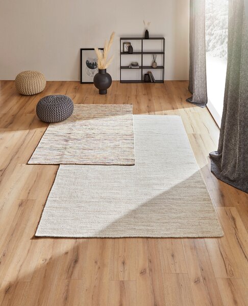 VLNĚNÝ KOBEREC, 70/130 cm, béžová Linea Natura - Vlněné koberce