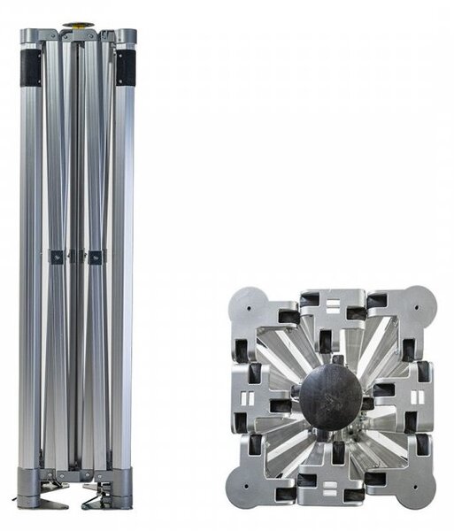 TENTino SET - Nůžkový párty stan 3x3 m s grafikou TRDELNÍK Typ konstrukce: STEEL HEXAGON, Rozsah potisku: střecha + 3x boční strana, Plachtovina - gramáž: polyester 230 g/m2