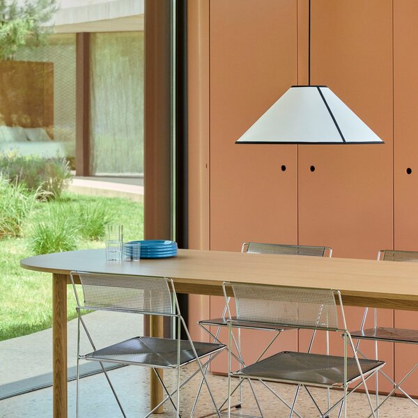 Závěsná svítidlo HAY, Ava, Bílá, Obývací pokoj, Plast, Design