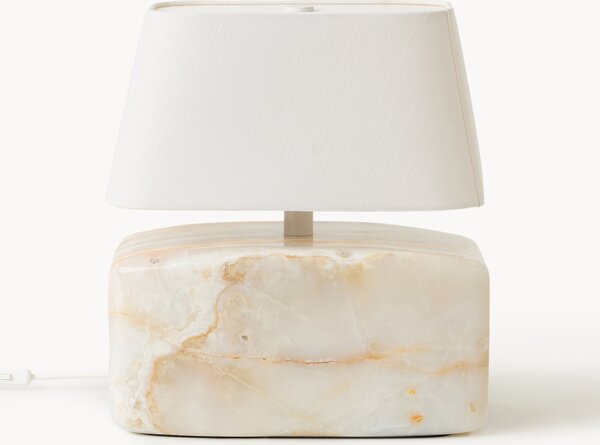 Stolní lampa's podstavou z jadeitu Maleo