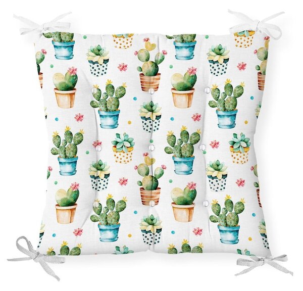 Podsedák s příměsí bavlny Minimalist Cushion Covers Tiny Cacti, 40 x 40 cm