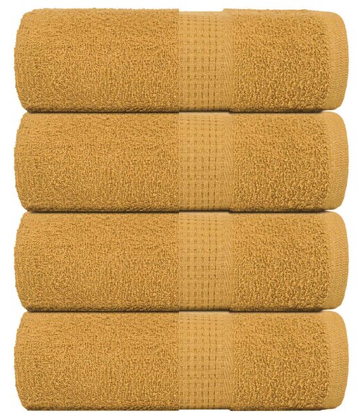 Ručníky pro hosty FROGN 4 ks zlaté 30x50 cm 360 g/m² 136804