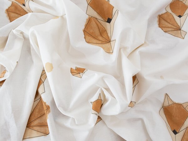 MK Lůžkoviny Bavlněný povlak na polštář Renforcé 70 x 90 cm - Lišky