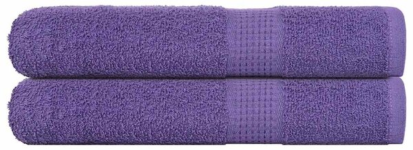 Ručníky FROGN 2 ks fialové 100x200 cm 360 g/m² 136890