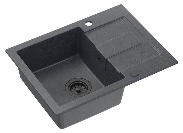 Quadron Christian dřez graniteq 60x45 cm černá HCQC6045CZK_PC