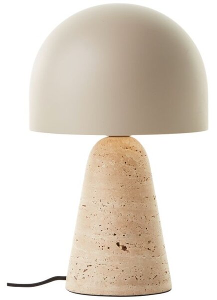 Brilliant 94702/09 Stolní lampa NALAM béžová+ TRAVERTIN