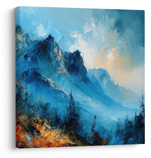 Obraz - Malba hor (30x30 cm)