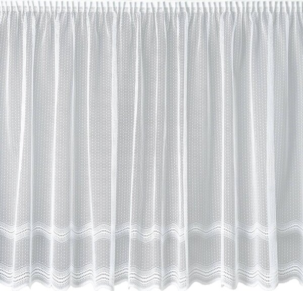 BELLATEX Záclona kusová se stuhou Bílá 250x200 cm (výška x šířka)