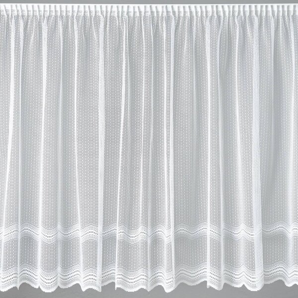 BELLATEX Záclona kusová se stuhou Bílá 250x200 cm (výška x šířka)