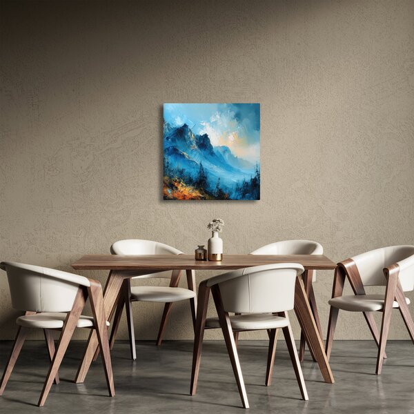 Obraz - Malba hor (30x30 cm)