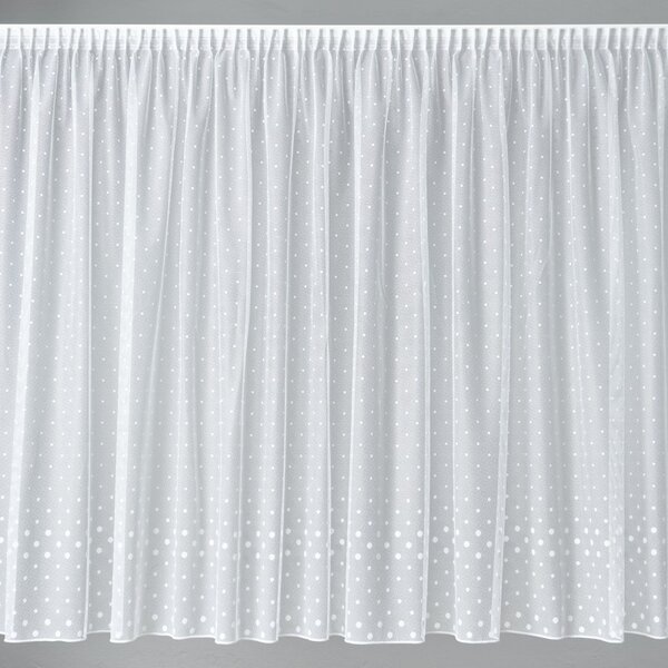 BELLATEX Záclona kusová se stuhou Bílá 110x220 cm (výška x šířka)