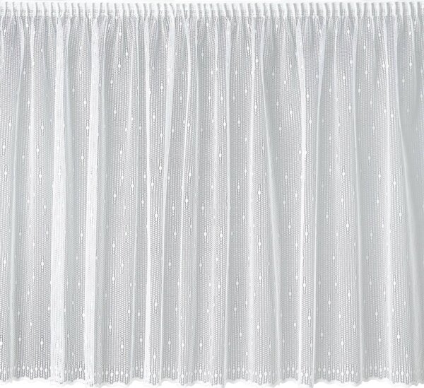 BELLATEX Záclona kusová se stuhou Bílá 120x220 cm (výška x šířka)