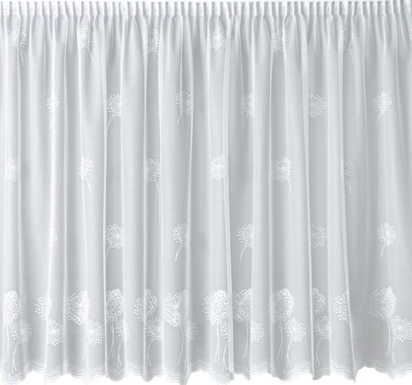 BELLATEX Záclona kusová se stuhou Bílá 250x200 cm (výška x šířka)