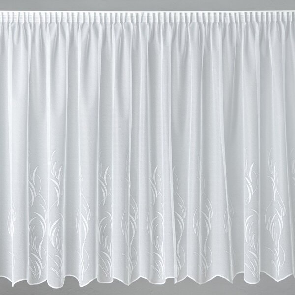 BELLATEX Záclona kusová se stuhou Bílá 250x200 cm (výška x šířka)