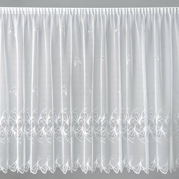 BELLATEX Záclona kusová se stuhou Bílá 250x200 cm (výška x šířka)