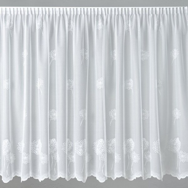 BELLATEX Záclona kusová se stuhou Bílá 250x200 cm (výška x šířka)