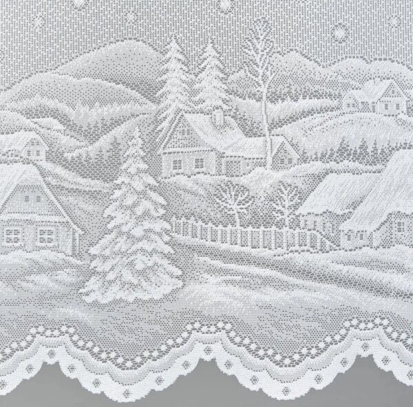 BELLATEX Záclona kusová se stuhou Bílá 120x220 cm (výška x šířka)