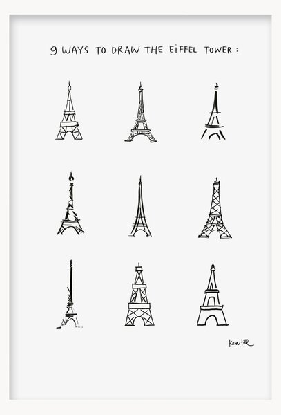 Plakát Eiffel Tower